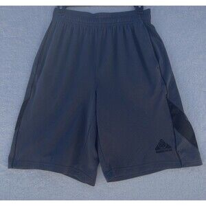 Mens Dark Grey Black Strip 'Above the Rim' Athletic Shorts Size Small W/Pockets